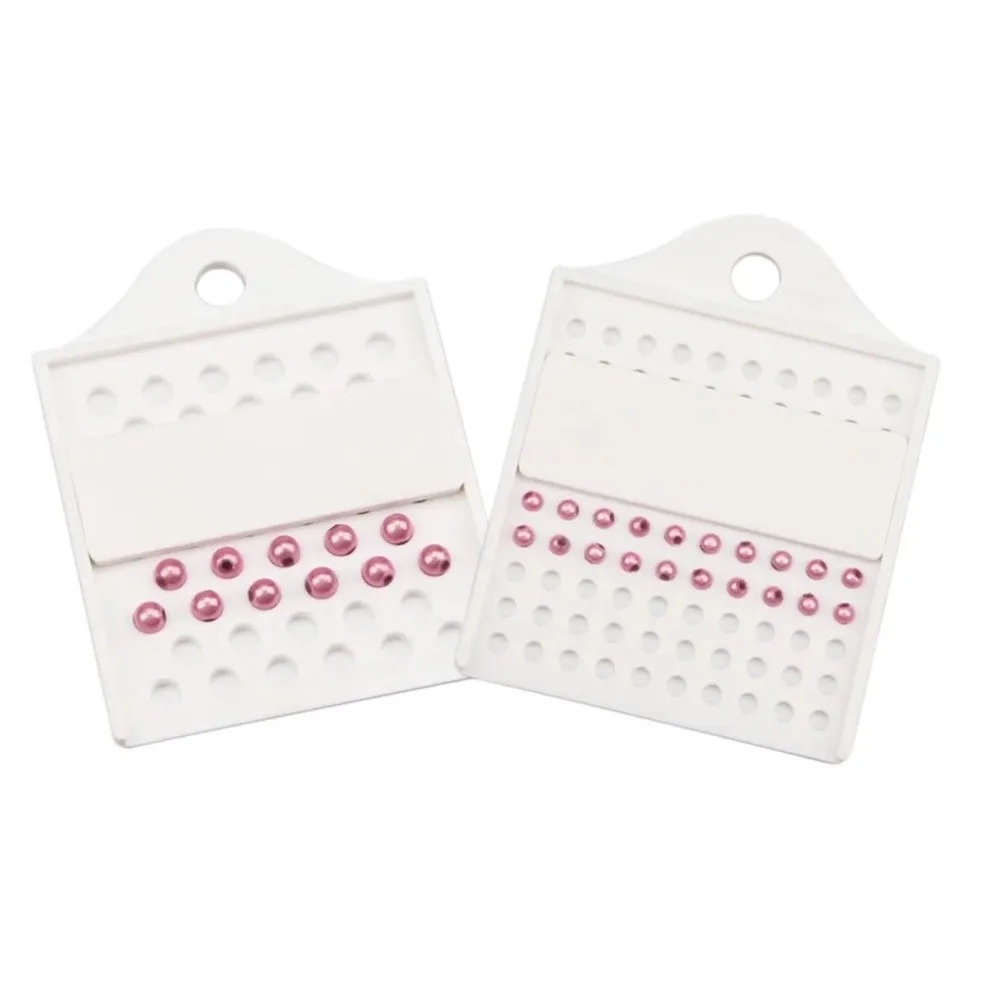 New Plastic Bead Sizing Board Sliding Counter 3/4/6/8mm Pearl Measuring Tool Hanging Hole Jewelry Bead Organizer DIY Craft