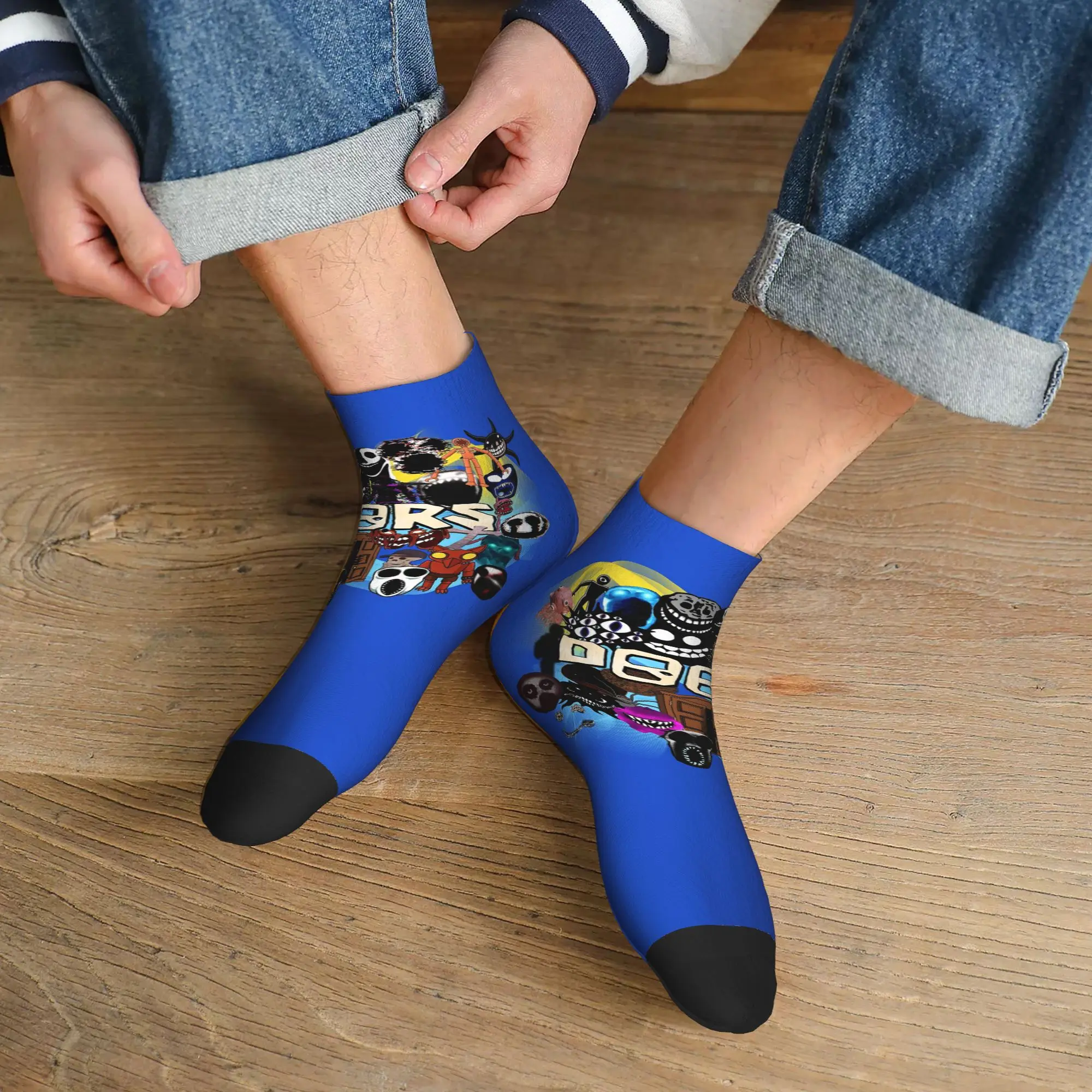 

All Seasons Doors All the Entities New Doors Game Update Socks Sport Middle Tube Socks Soft Fashion Stockings for Men Women