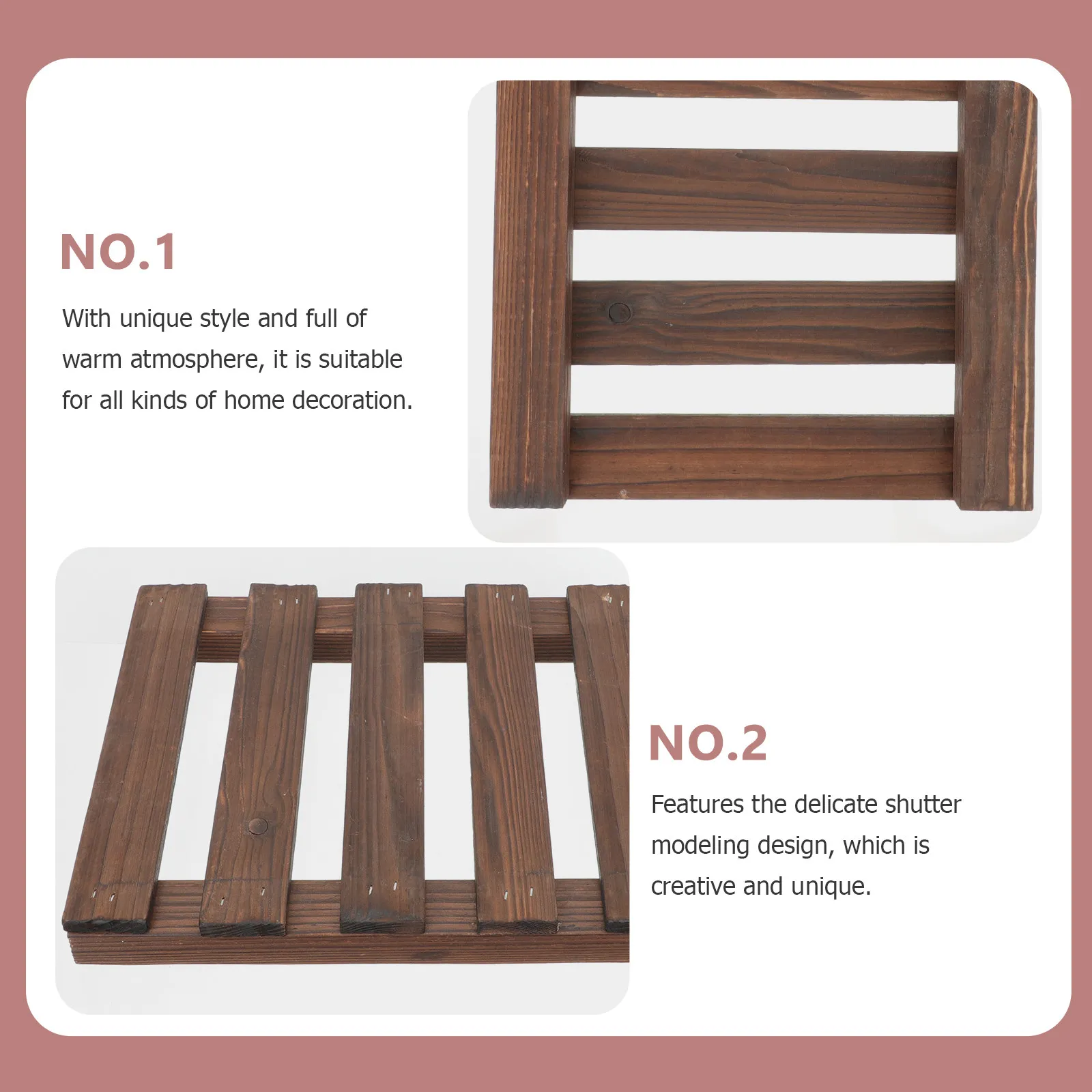 Wall Hanging Simulation Wood Shutter Decor for Home Garden Porch Balcony Living Room Rustic Farmhouse Decoration Bright
