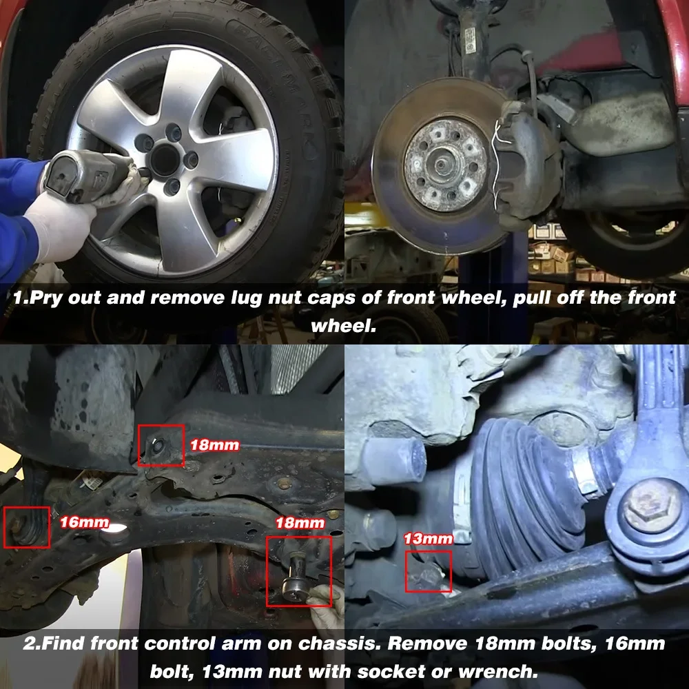 폭스 바겐 비틀 MK4 골프/제타 MK2 MK3 MK4 1985-2006 폴리 우레탄 자동차 앞 컨트롤 암 부싱 키트 22-202 자동차 액세서리
