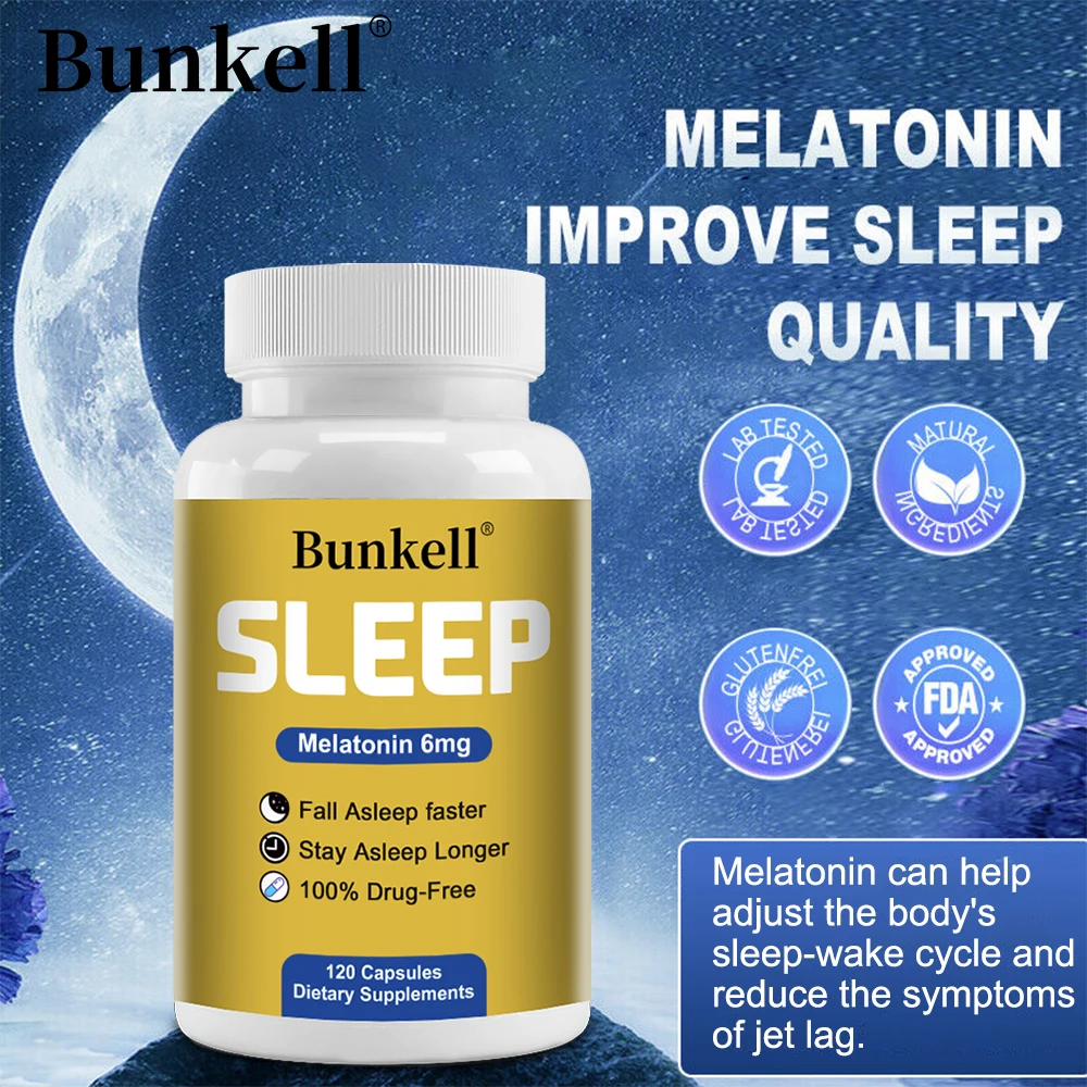 Dietary supplements to improve sleep - melatonin helps you fall asleep faster, sleep longer, and get quality sleep