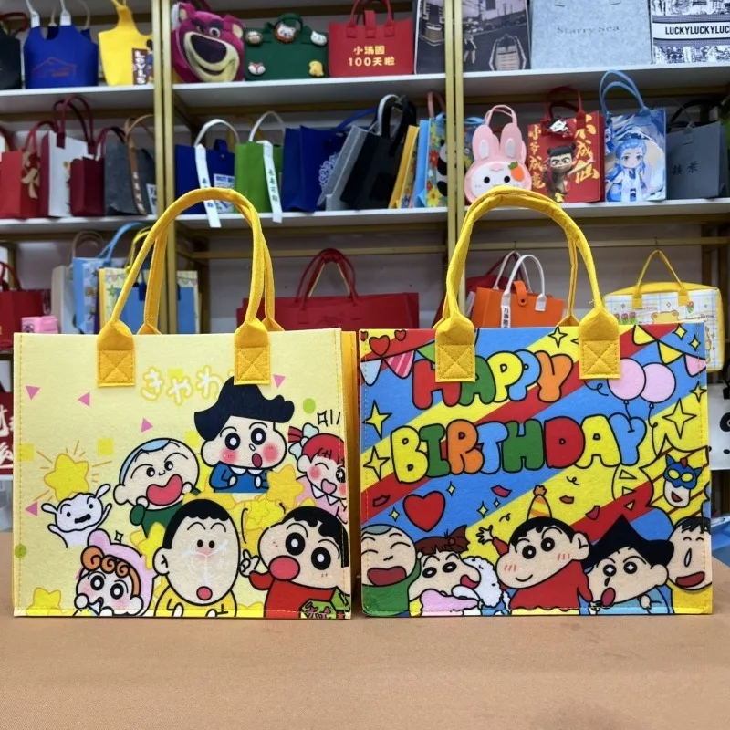 

Crayon Shin-chan Canvas Bag Women's All-fit Shoulder Bag Large Capacity Student Commuter Bag Portable Anime Accessories
