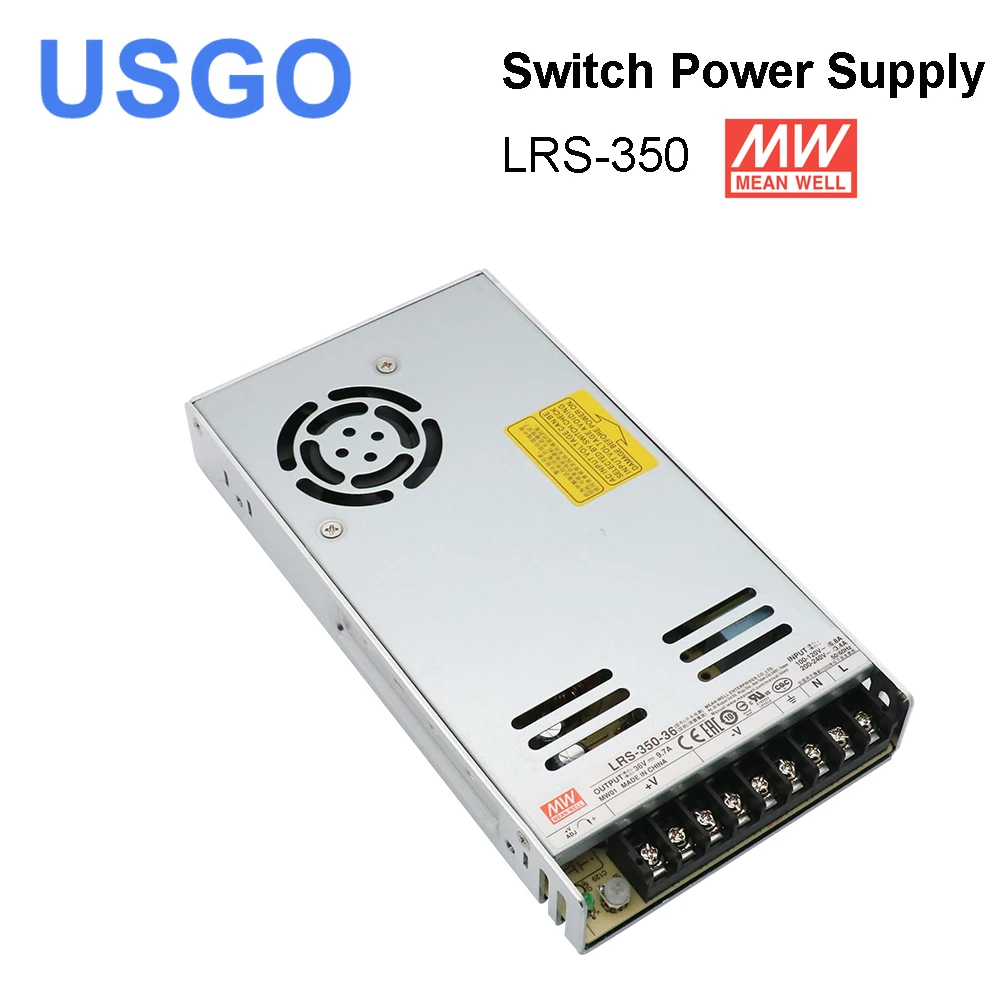 

Meanwell LRS-350 Switching Power Supply 12V 24V 36V 48V 350W Original 24V Power supply MW Brand LRS-350-24