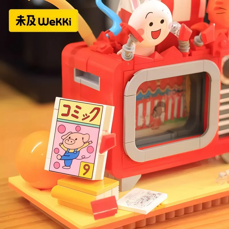 عرض ماروكو المذهل تجميع اللبنات تشيبي ماروكو تشان Kawaii أنيمي نموذج سطح المكتب تحصيل الحلي هدية عيد