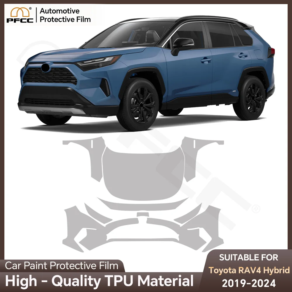 

For Toyota RAV4 Hybrid XA50 2019-2025 TPU Paint Protection Film Anti-scratch Pre-cut PPF Car Body Resistant Clear Bra Invisible