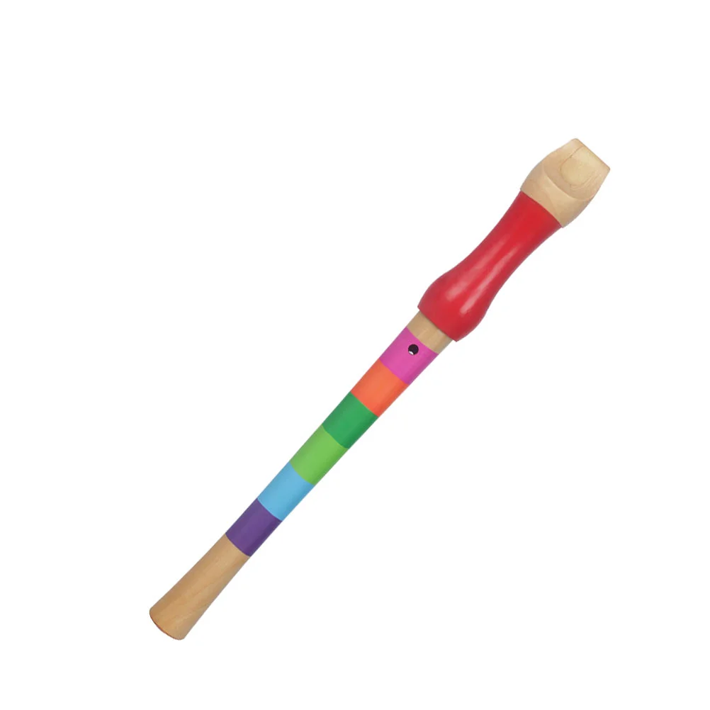 8 Hole Treble Recorder Soprano Descant Musical Instrument Flutes Child Toy Voice Wood Holes Wooden Clarinet Practical