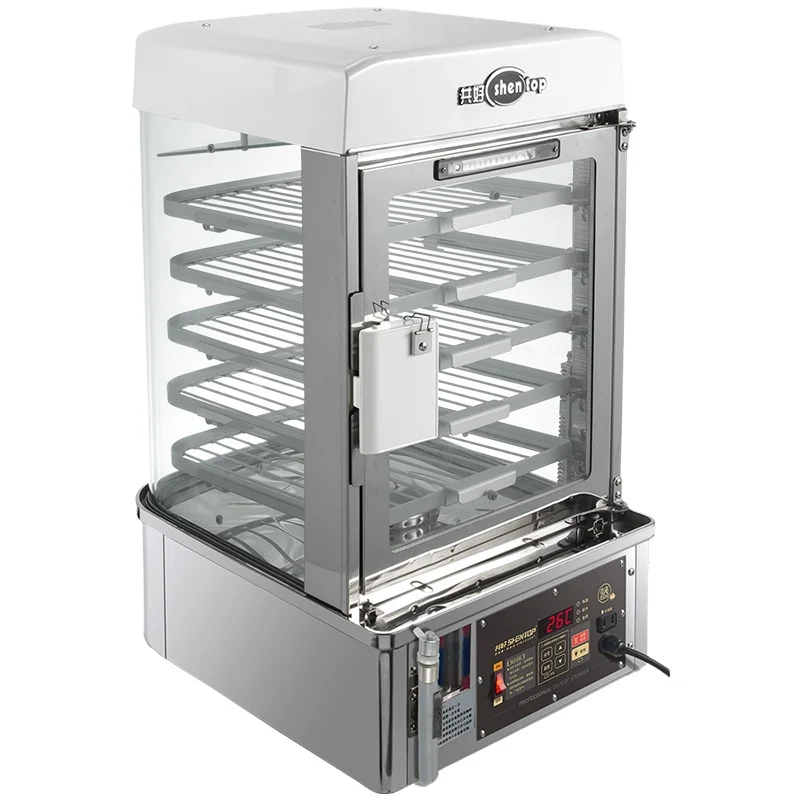 Commercial Stainless Steel Food Warmer, Display Mostrando, Cozimento, Máquina De Cozinha, Bun Steamer com Vidro