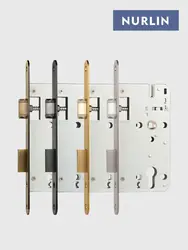 Nurlin 7255 Door Handle Mortise Lock Matt Brass Antique Bronze Black