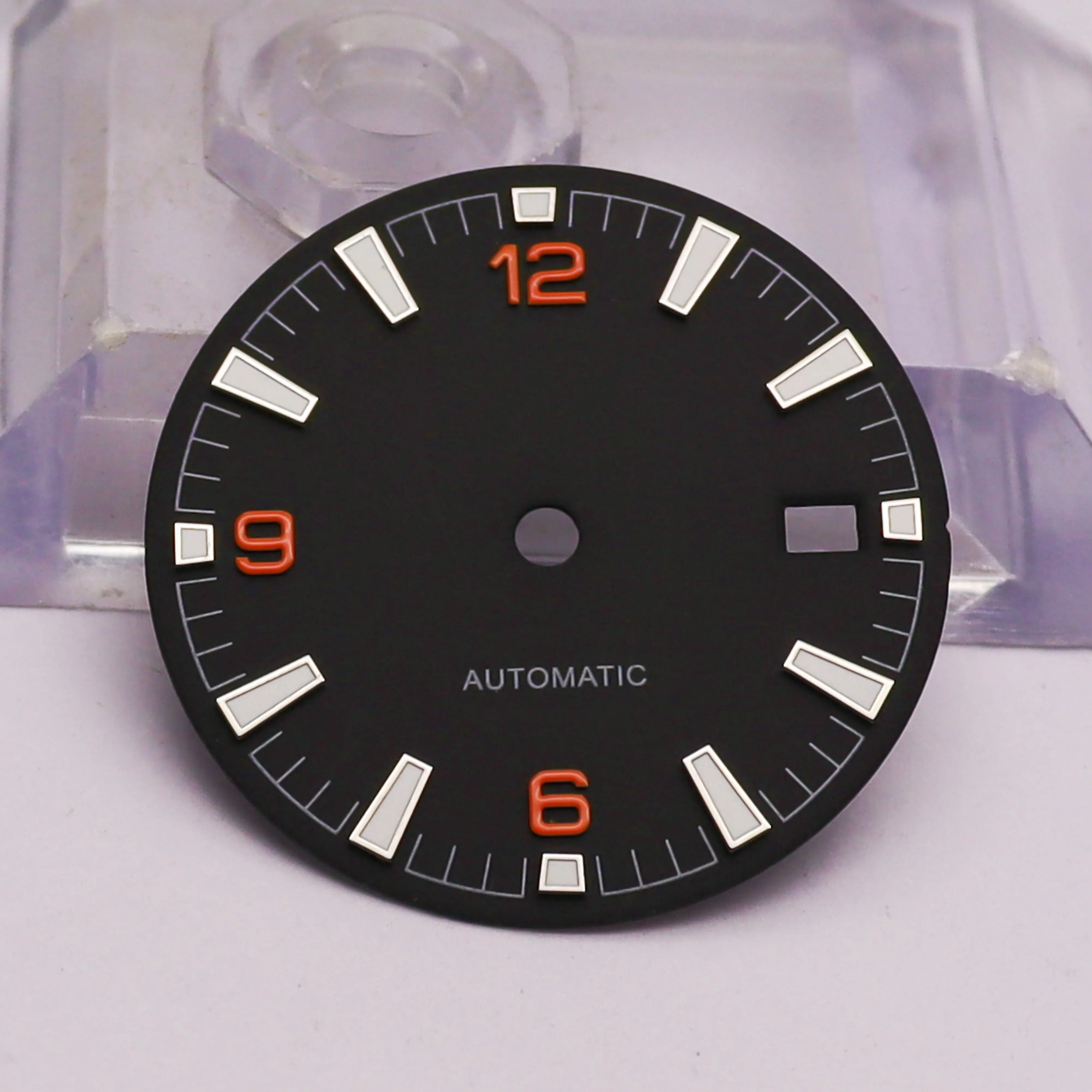 Watch Accessories for NH35 Dial Movement, Green Luminous