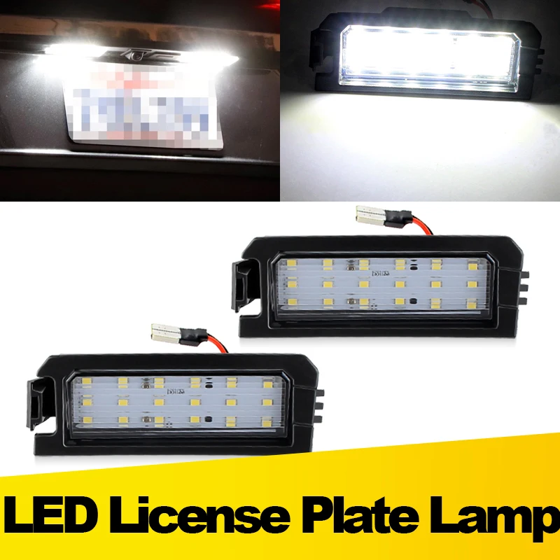 2 Stück LED-Kennzeichenbeleuchtung für Hyundai Elantra N Venue Elantra GT Veloster N 18-20 und Kia K5 Rio Niro Cadenza 17-20