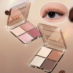 Liangni Shike can be a four-color eye shadow disc with matte, delicate, long-lasting color, natural micro-flash nuns and nuns.