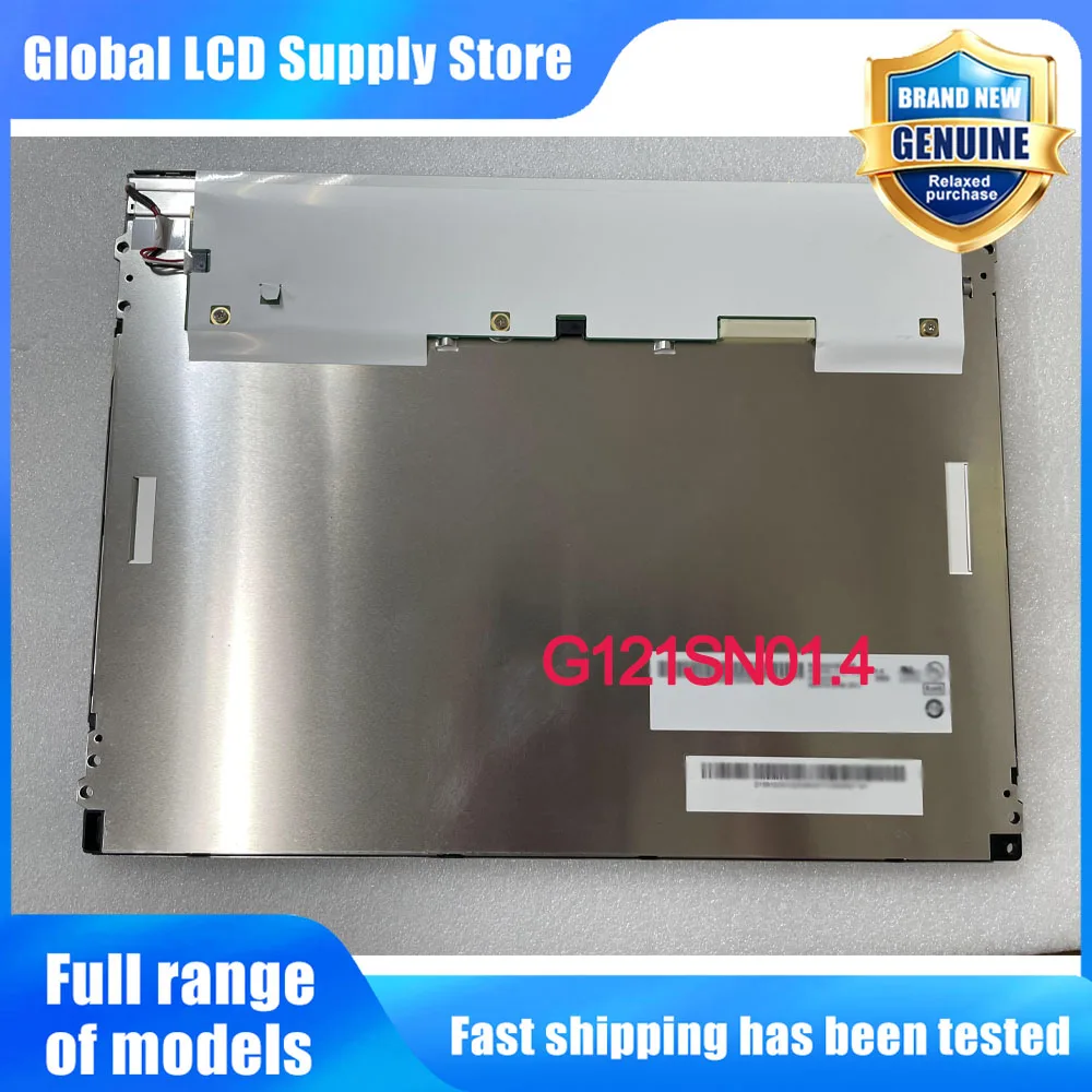 G121SN01.4 12.1 Inch 800*600 LCD Screen Display Panel Replacement for Industrial HMI Medical POS Display Monitor