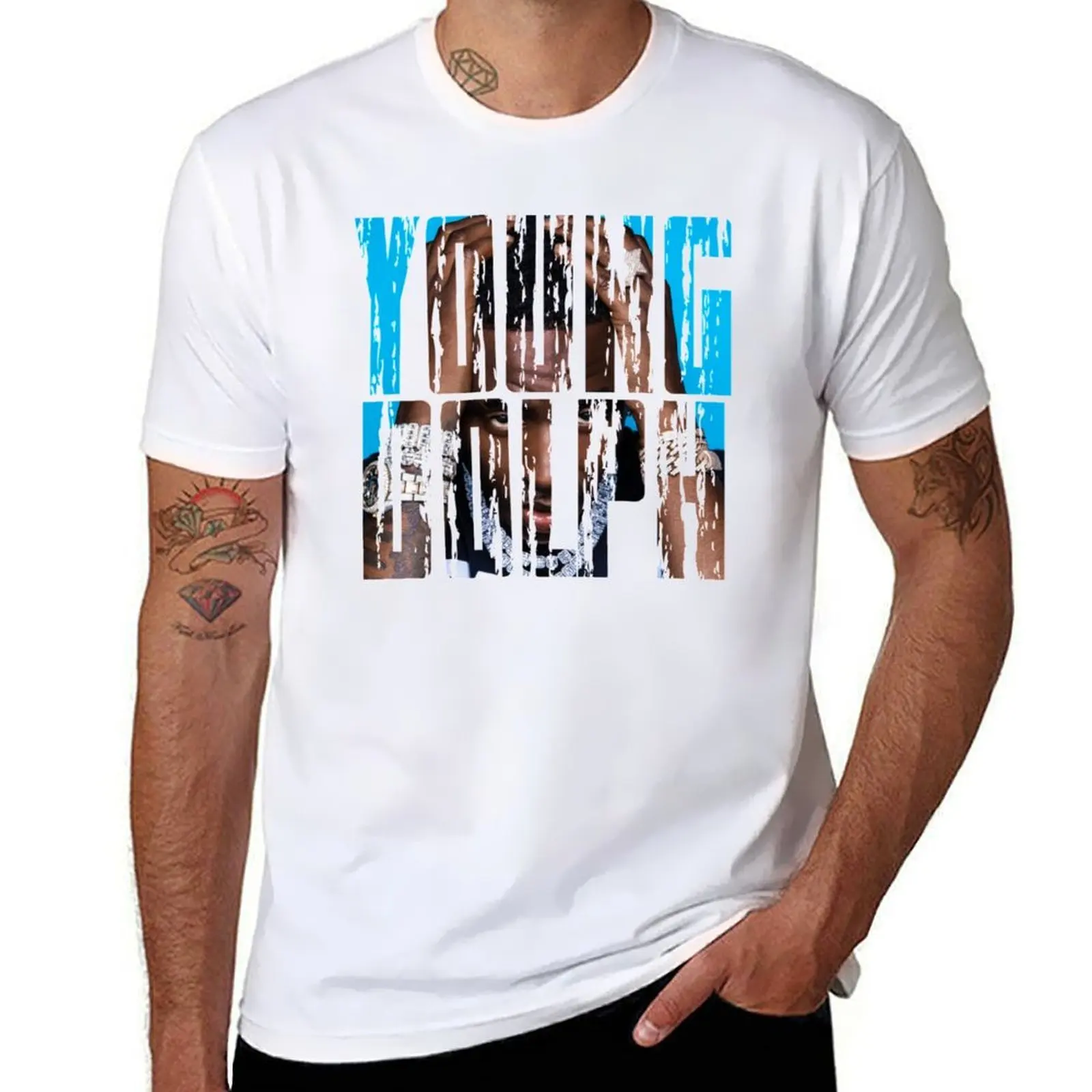 

RIP Young Dolph Hip Hop Vintage Style Heavy Cotton Tee T-Shirt t shirts for man cotton funny T-Shirt