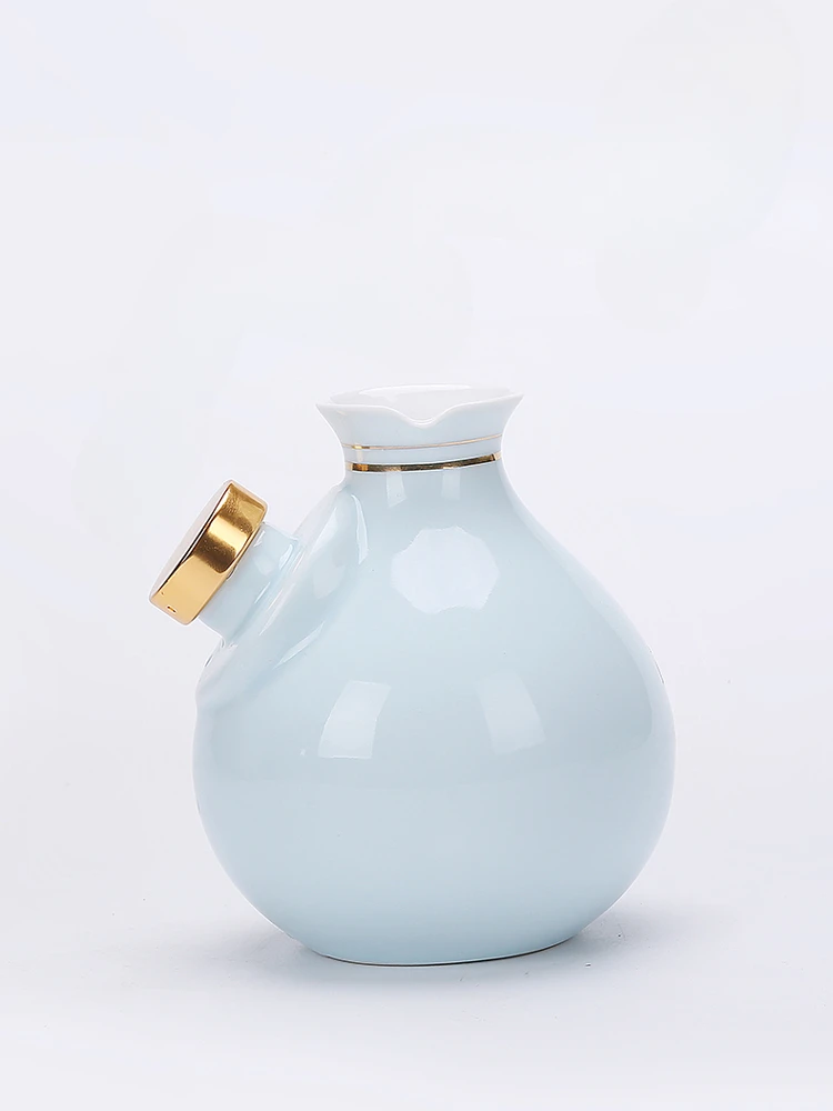 Handwork One-piece Wine Pot Creative Personality Warming Vessel for Wine Modern Simple Household Ceramic Fashion Empty Bottle