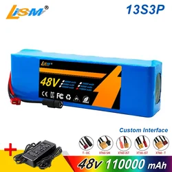 Brand new13S3P 48V 110Ah 20000W DC/T Lithium ion Battery Pack 110Ah For 54.6vcharger with BMS