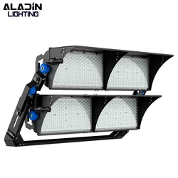 Aladin 500W 1000W 1500W 2000W Led Flood Light Outdoor Lamp Large Gymnasium Stadium Luminaire Lighting IP66 6500K High Brightness