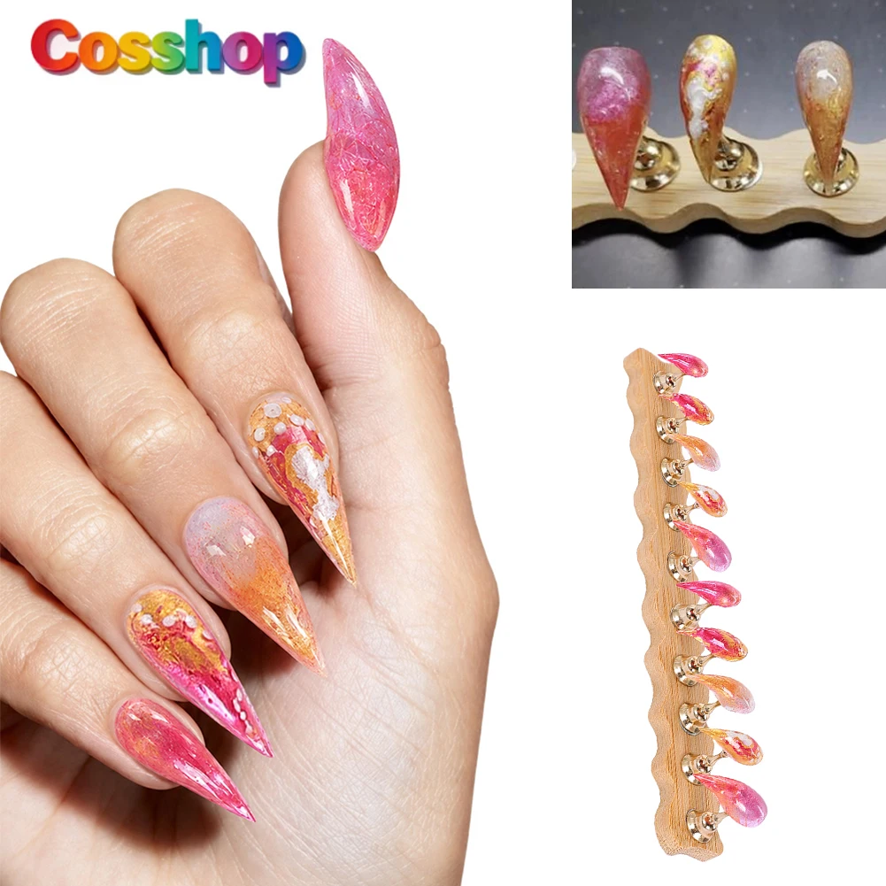 Cersei Press-on Nails Cosplay Constume TV Dragon 3 House False Nail Accessories Disguise Roleplay Props Halloween Carnival