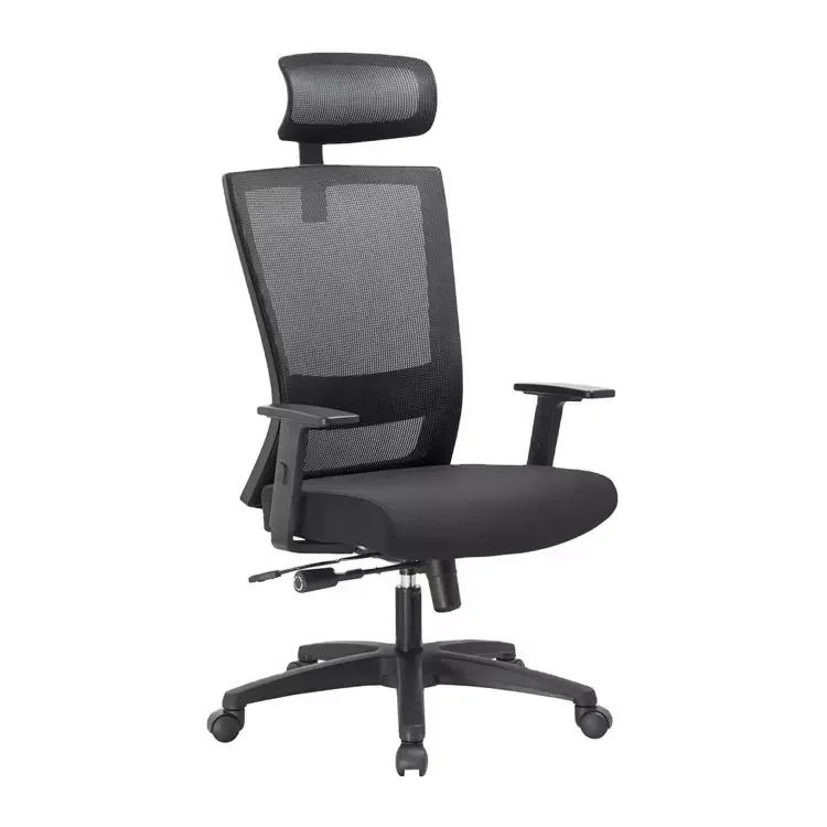 

4D Ergonomic Mesh Armrests Modern Design Executive Office Chair Adjustable Height Synthetic Leather Home Use