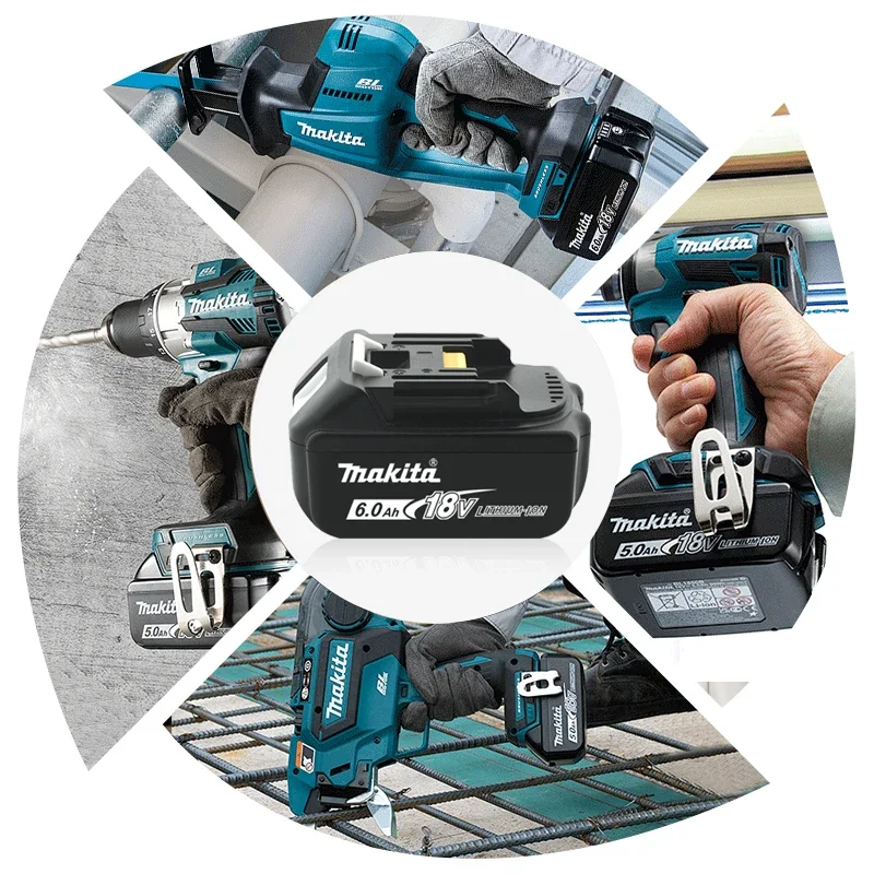 15C Makita battery, 18V 3.0AH, 5.0AH, 6.0AH lithium battery, Makita 18V, electric drill, angle grinder, original  tool battery