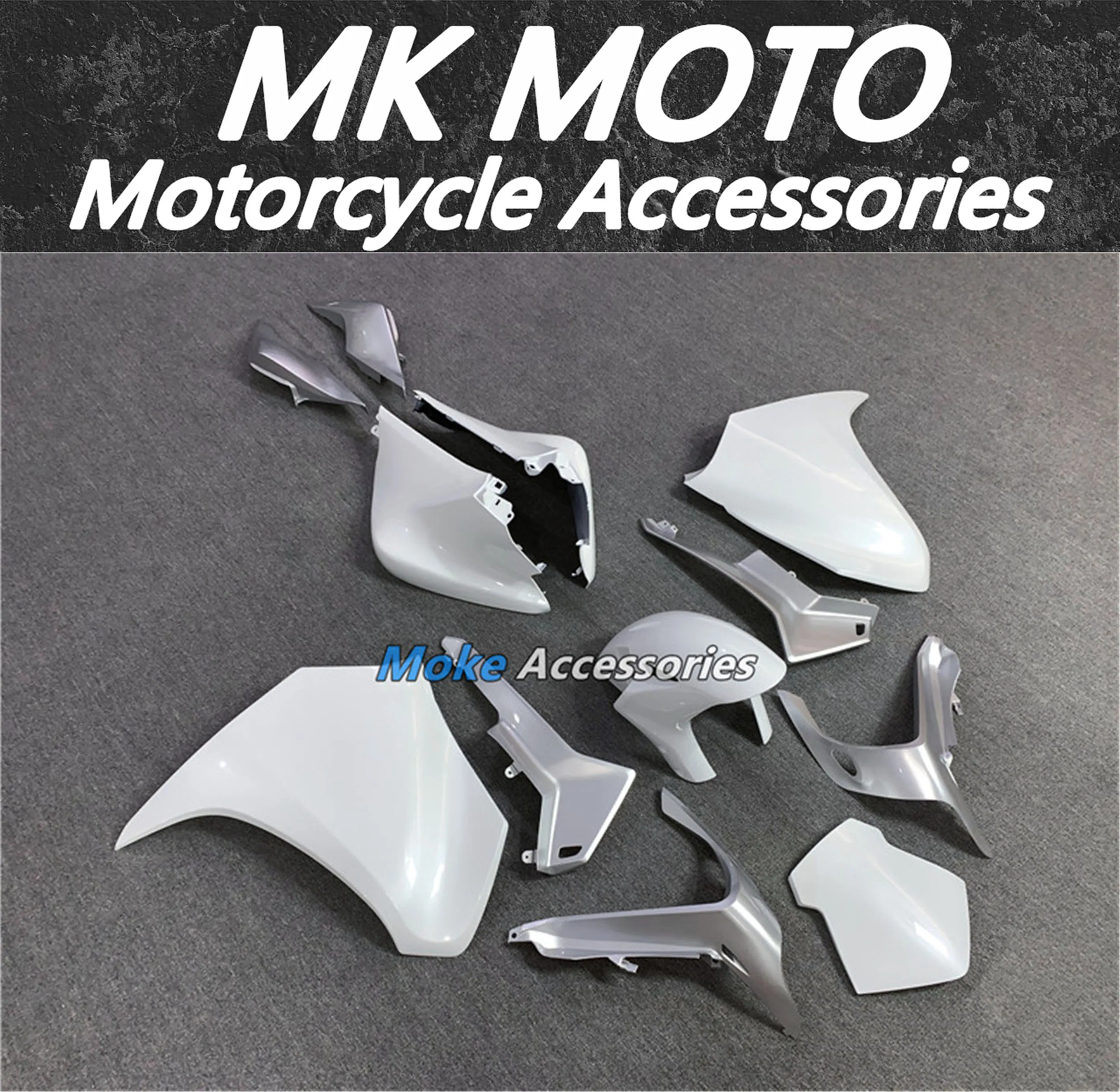 

Fairings Kit Fit For Vfr1200 2010 2011 2012 2013 Bodywork Set High Quality ABS Injection NEW White Silver