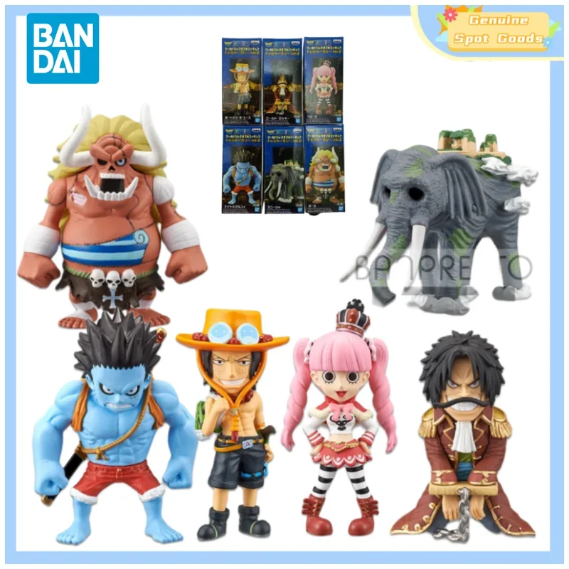 Genuine Bandai ONE PIECE WCF Treasure Rally Vol2 Luffy Roger Anime Action Figures Model Figure Toys Collectible Gift for Kids