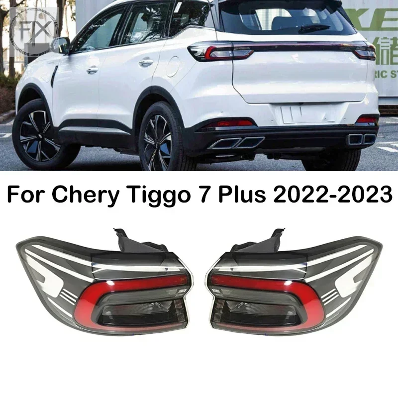 ¡Nuevo! Para Chery Tiggo 7 PLUS 2022 2023 LED luz trasera de coche señal de giro luz de freno luz de marcha atrás luces traseras estacionamiento cola La