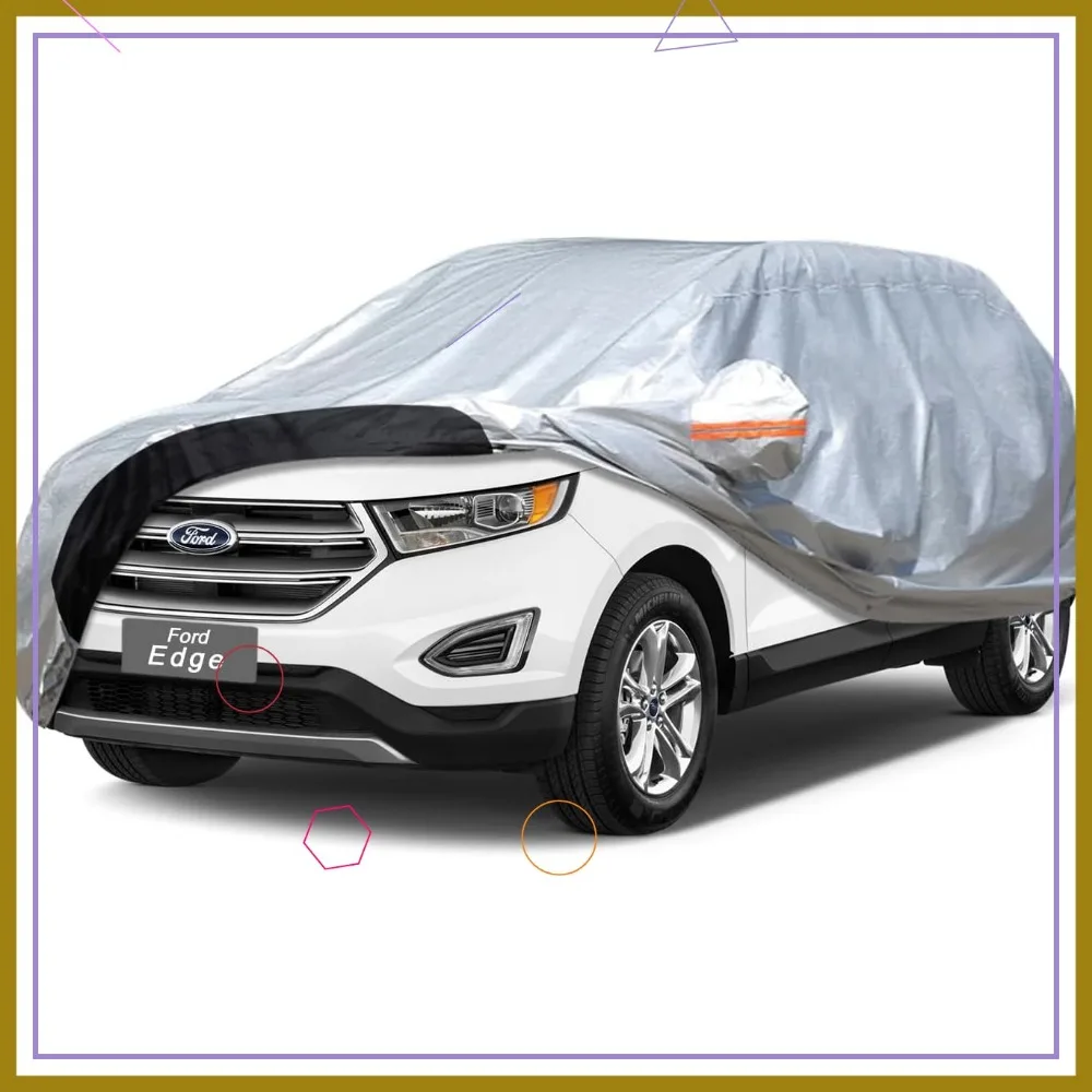 

Custom Fit Car Cover for Ford Edge (2007-2025) Waterproof Oxford Fabric All Weather Protection