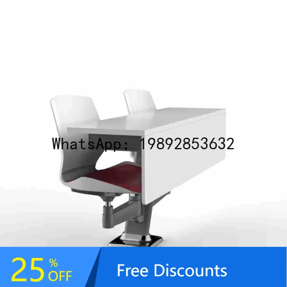 Z3 School Multimedia Lecture Classroom Row Desks and Chairs Auditorium Chairs Conference Lecture Hall Seats