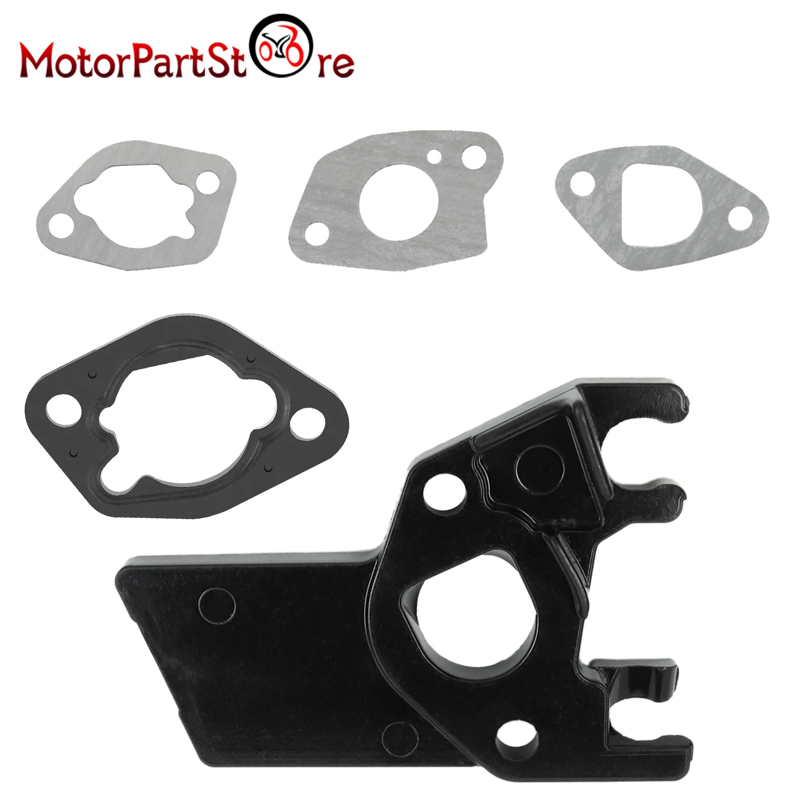 Carburetor Insulator Gasket Spacer for Honda GX120 GX 160 5.5HP GX200 6.5HP for Predator 196cc 212cc Engine Motor Rubber Gaskets