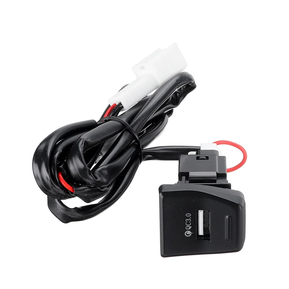 Car Charger For Toyota RAV4 2019 2020 2021 Bouton Backlight 5th Lossless Upgrade Accessories Central Control Position QC3.0