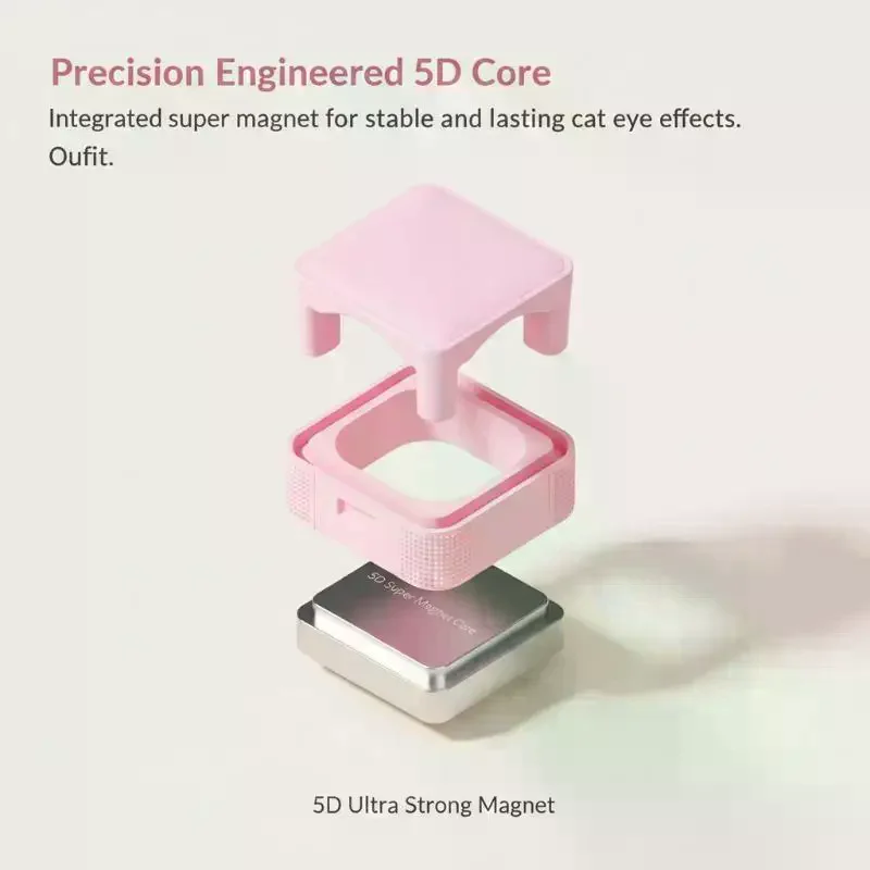 Wide Edge Cat Eye Strong Magnet Nail Tool 5D Light Effect Automatic Cat Eye Suction Nail Salon Manicure Art Tool view 3