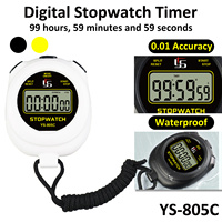 Professional Digital Stopwatch Timer 0.01s Accuracy Handheld Chronograph Stopwatch Waterproof Outdoor Timer Counter Sports Watch