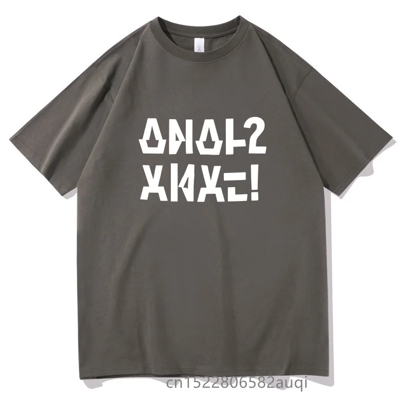 Camiseta negra de algodón con letras divertidas para hombre y niña, Tops estampados con cuello redondo, 11 colores, ropa de verano, envío directo