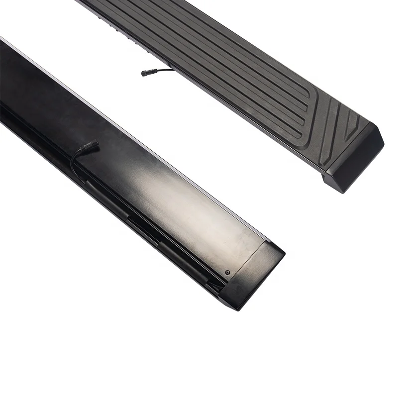 Aluminium Three Bracket Power Running Boards For Toyota Land Cruiser 300 LC300 2022 Colorful Light Electric Side Step