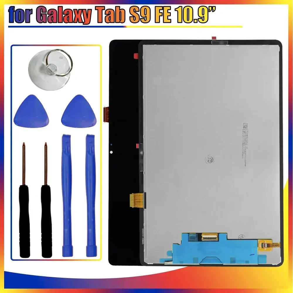 

New Tested LCD for Samsung Galaxy Tab S9 FE X510B LCD Touch Screen Digitizer Assembly for Samsung Tab S9 FE SM-X510 SM-X516B LCD