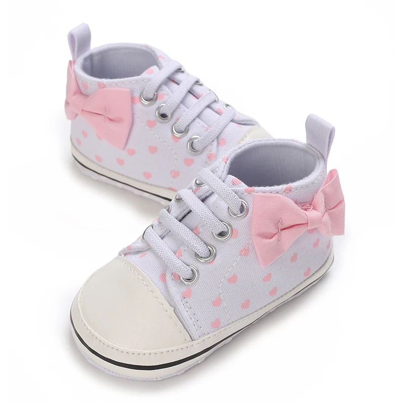 Neonate neonati maschi scarpe di tela primavera autunno carino neonato bambino culla Sneakers suola morbida pavimento primi camminatori