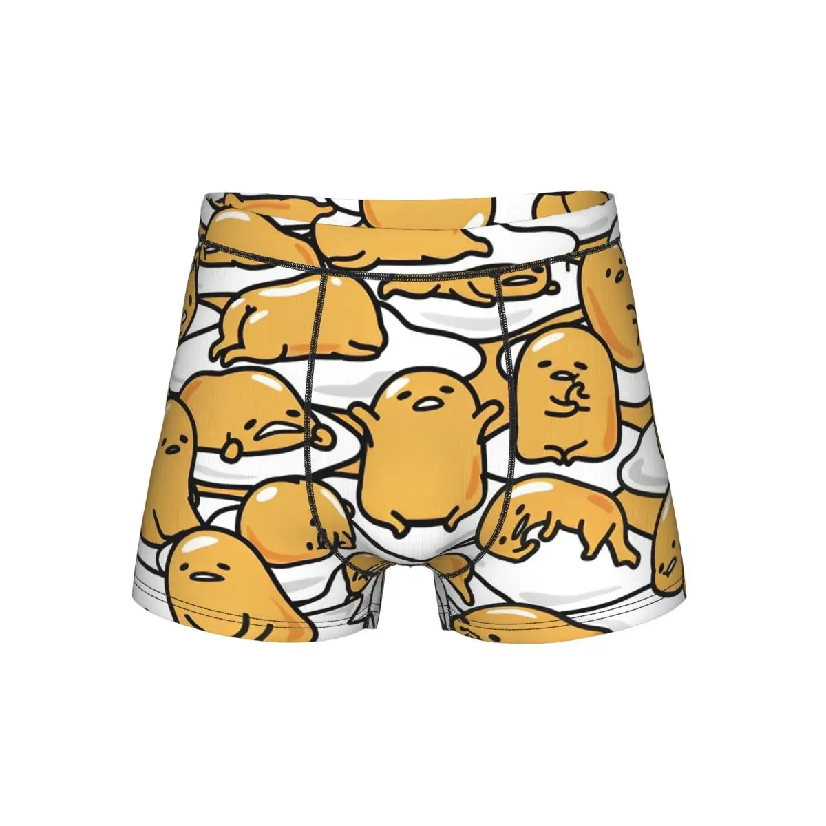 

Men's Gudetamas The Lazy Egg Long Underwear Hot Boxer Briefs Shorts Panties Male Mid Waist Underpants