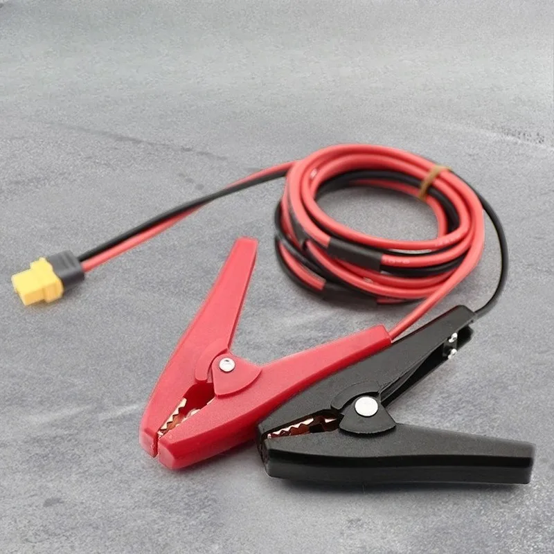 Heavy Duty 10/12AWG XT60/90 to Alligator Clips Cable High Current Low Resistance Wire Lithium Charging Model Aircraft Power Cord