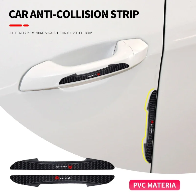 Car Door Edge Anti Collision Sticker Bumper Strip Protector For Citroen C4 C3 C1 C2 Picasso C4l C5 C6 C8 C-ELYSEE VTS C-crosser