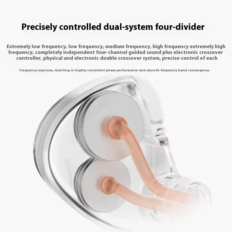 DUNU VULKAN 2 8-Driver Hybrid Architecture (2DD+6BA) سماعة داخل الأذن mmcx/0.78 2pin