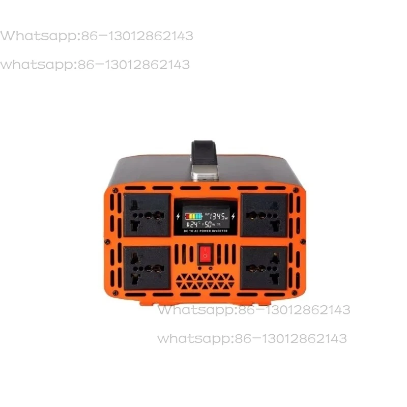 Pure Sine Wave Inverter 12v24v48v60v to 220V High Power Vehicle-Mounted Electric Vehicle Battery Converter