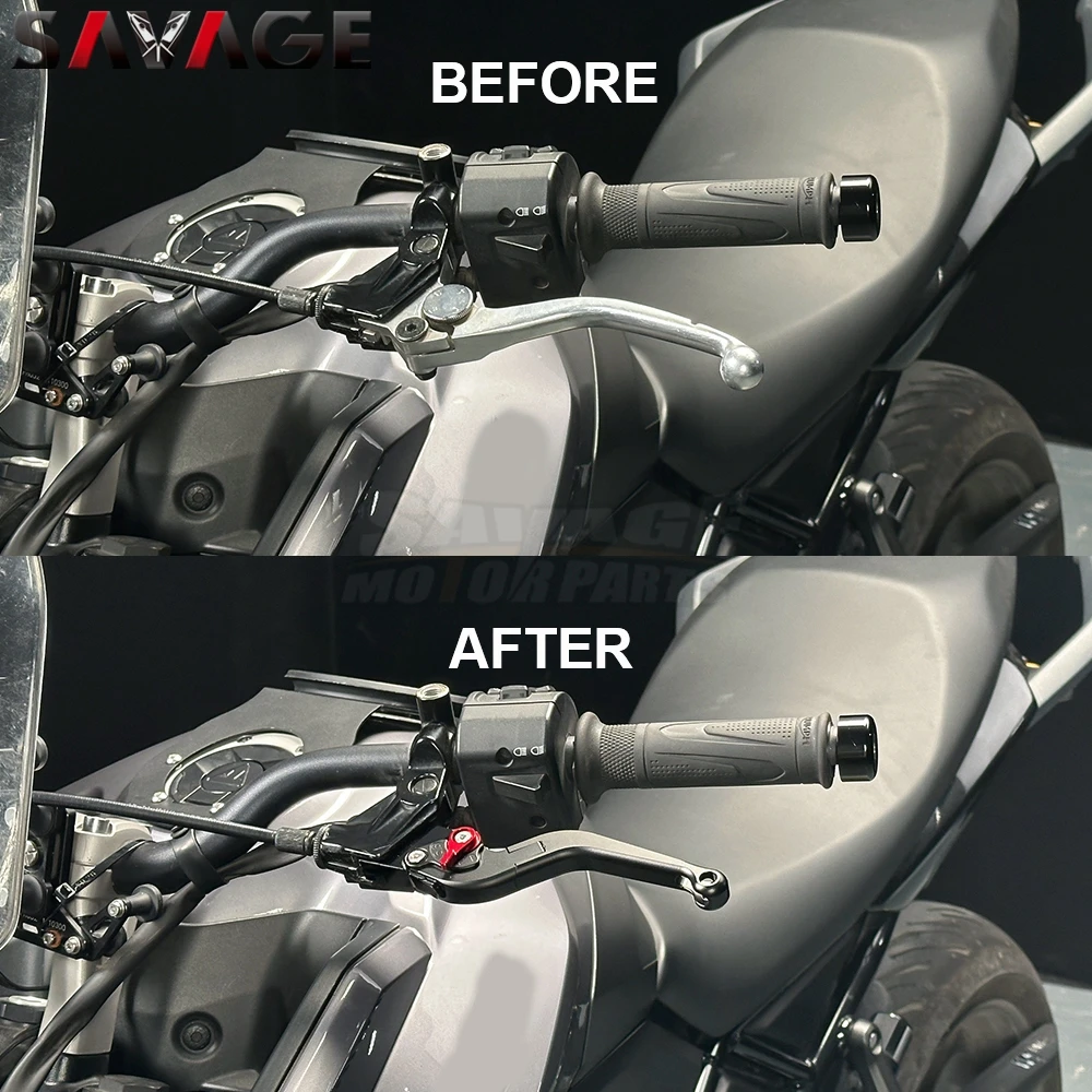 2026 Sport 660 Folding Clutch Brake Levers For Tiger Sport 800 660 2022 Motorcycle Accessories Adjustable Front Control Handles