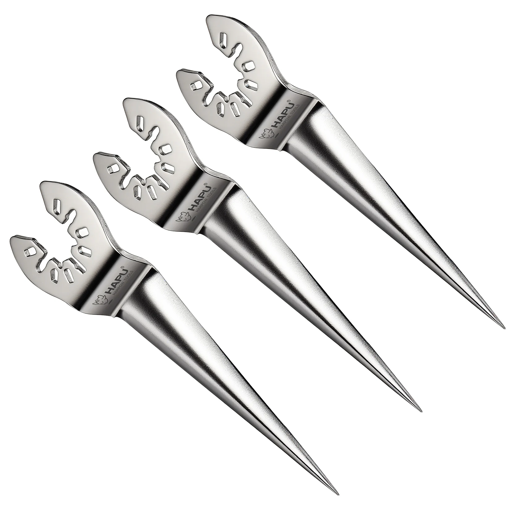 3PCS Oscillating Multi Tool Set Stainless Steel Caulk Removal Blade Windshield Remover Sealant Cutter Blade Universal Quick Fit