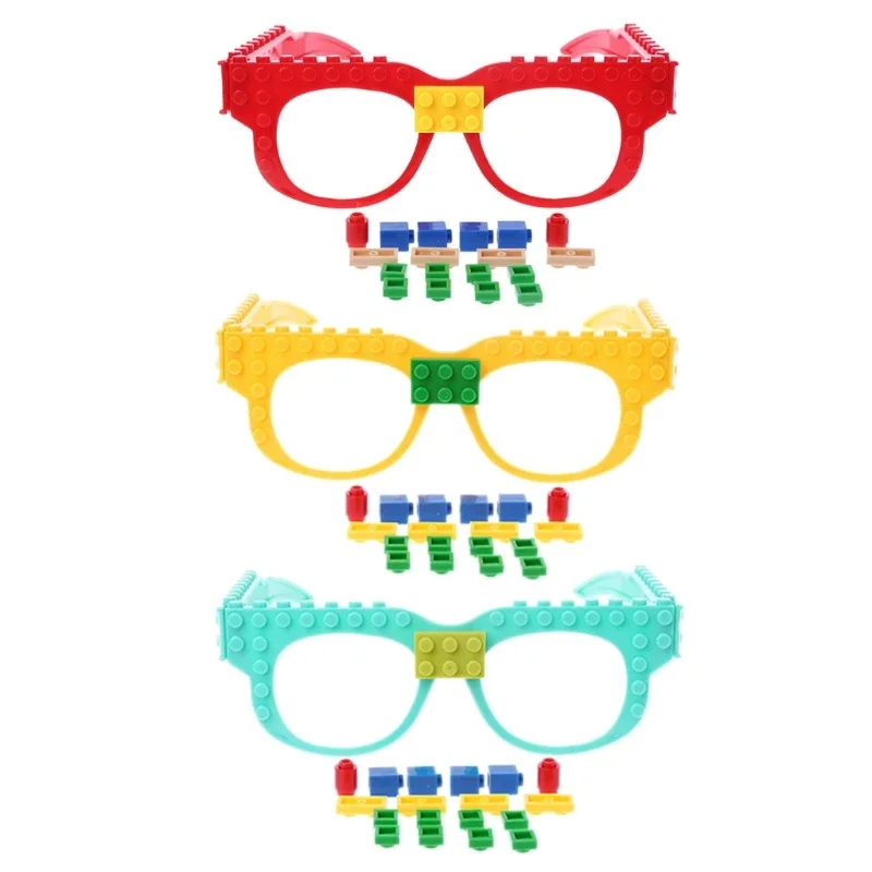 

New Glasses Toys Baseplate DIY Toy Glasses Frame Brick Compatible with Party Christmas Favors Carnival Decoration