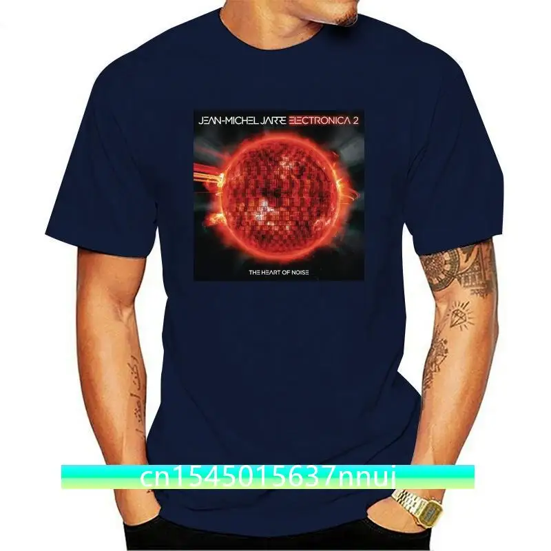 Jean Michel Jarre Electronica Heart Of Noise Short Sleeve Mens Tshirt