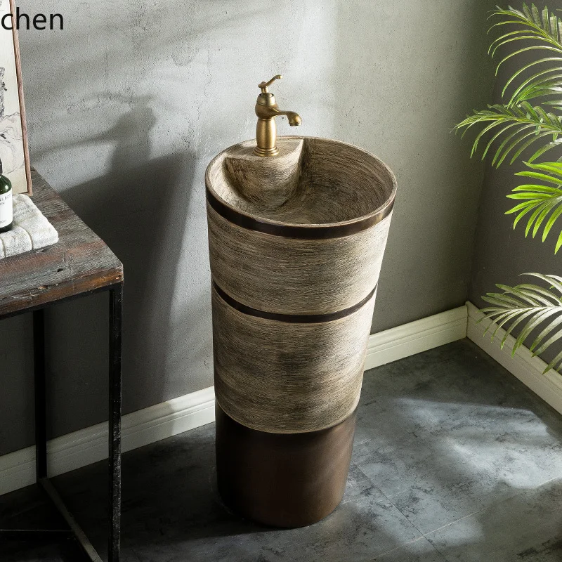 ZML column type washbasin column basin integrated floor column basin washbasin outdoor washbasin courtyard