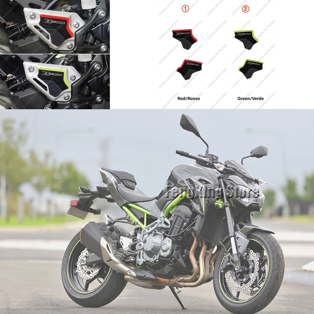 

3D Gel Resin Protection Sticker Motorcycle tread protection sticker For Kawasaki Z900 2017-2024