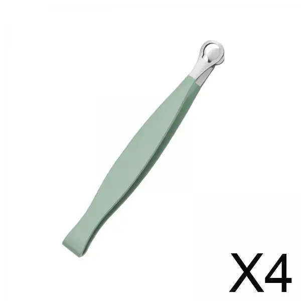 4x Nose Trimmer Tweezers, Stainless Steel Precision Professional Safe Plucker for Facial, Ingrown, Nasal