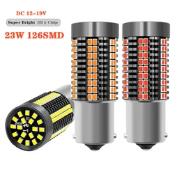 DXZ 2PCS 50W Led Headlight 1157 BAY15D P21/5W 1156 BA15S P21W BAU15S PY21W Canbus LED Turn Signal Light Bulb 7440 T20 126SMD