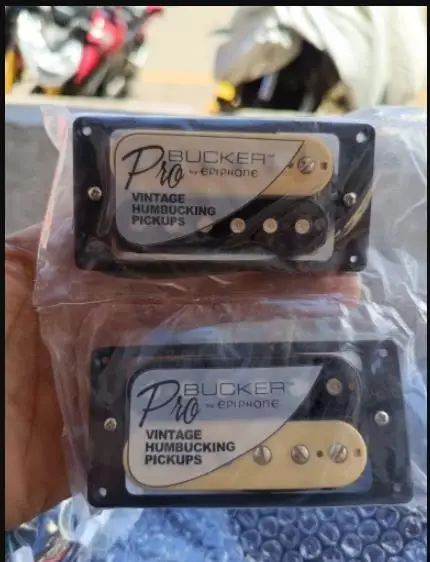 بيك اب جيتار هامبوكر ألنيكو كلاسيك 57 برو باكر مع خطوط زيبرا سلكية مسبقًا 1V1T 2V1T #1